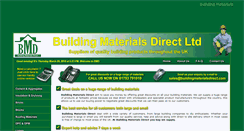 Desktop Screenshot of buildingmaterialsdirect.com